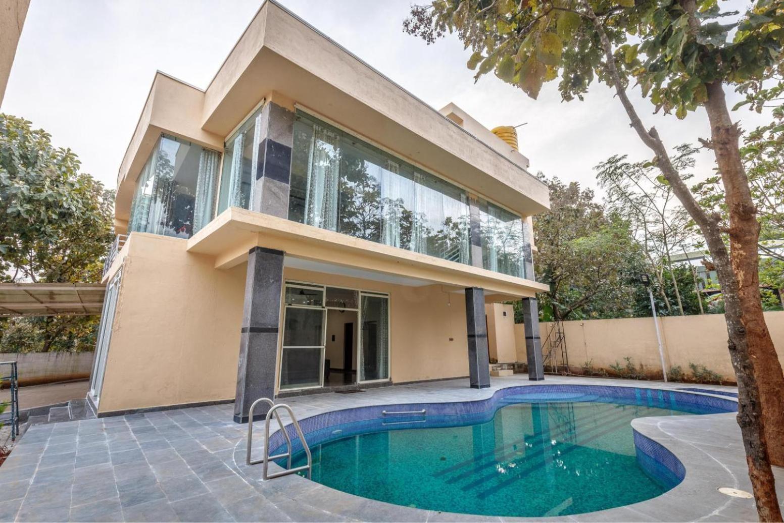 Villa Exotica By Stayjade5Bhkpoolacprojector Denkanikottai Exteriör bild